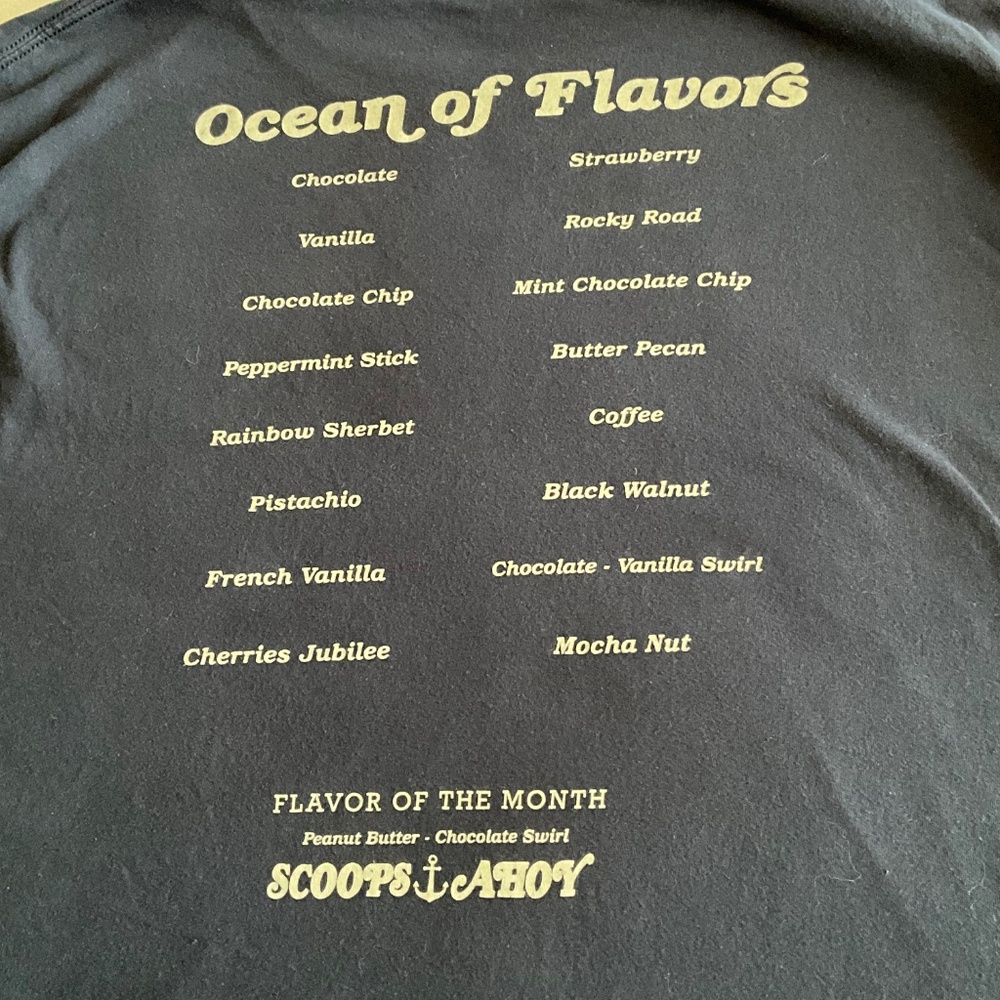 Stranger Things "Scoops Ahoy" Navy T-Shirt size 2XL - Picture 4 of 6
